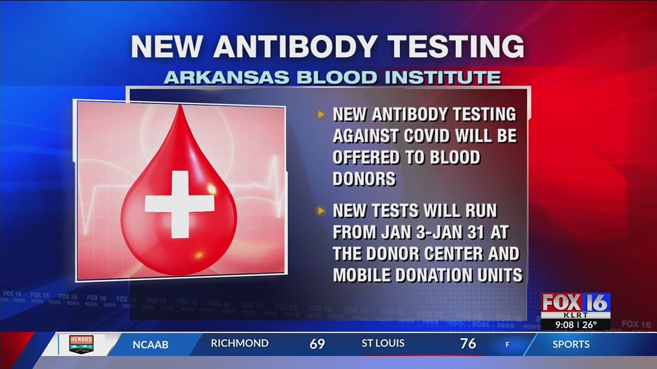 Arkansas Blood Institute offers expanded COVID-19 antibody testing