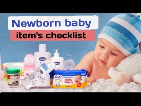 NewBorn Baby shopping List | Newborn Baby Accessories | The list of items you need to buy