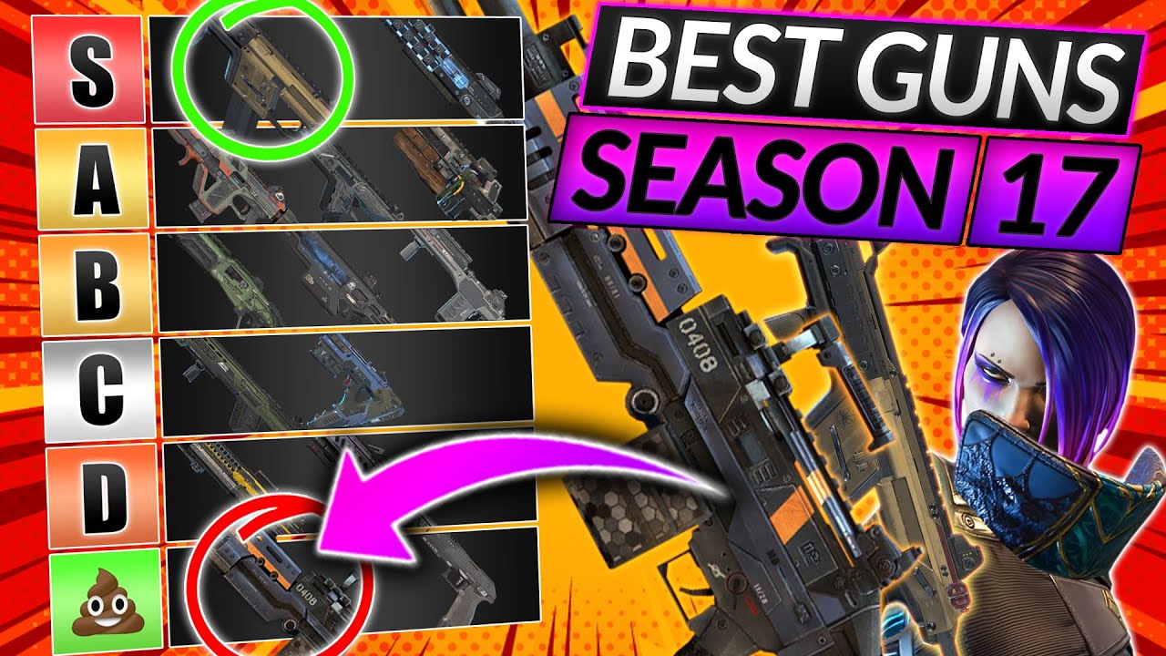 NEW SEASON 17 WEAPONS TIER LIST - BEST and WORST GUNS RIGHT NOW - Apex Legends Guide (S17)